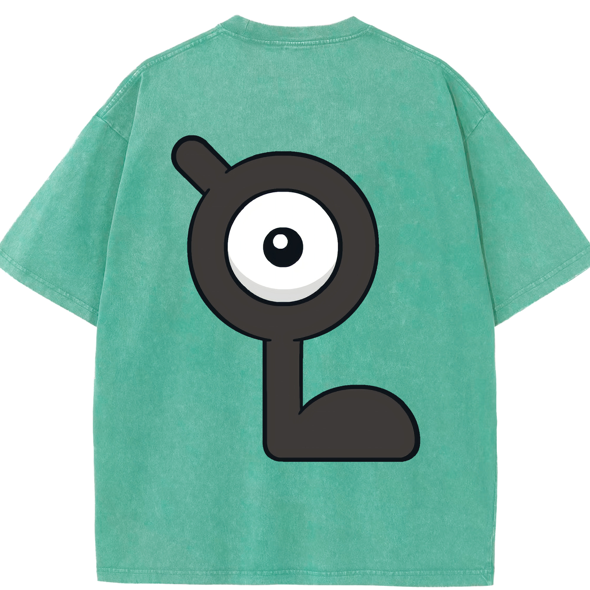 （画像用） ポケットモンスター Pokémon 綿100% ヴィンテージ風 半袖Tシャツ（背面プリント）